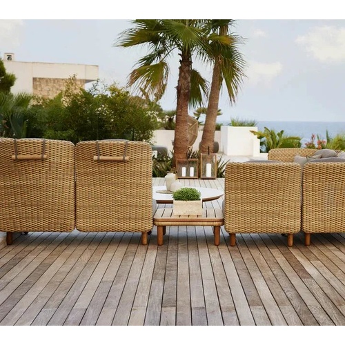 Arch lounge chair w/ low arm/backrest