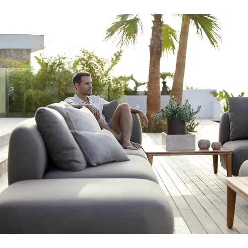 Capture corner sofa w/ table, pouf &amp; chaise lounge