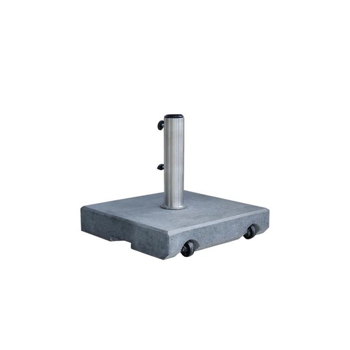 Parasol base w/wheels, 50 kg