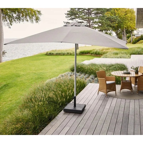 Shadow parasol w/pulley system, 3x3 m