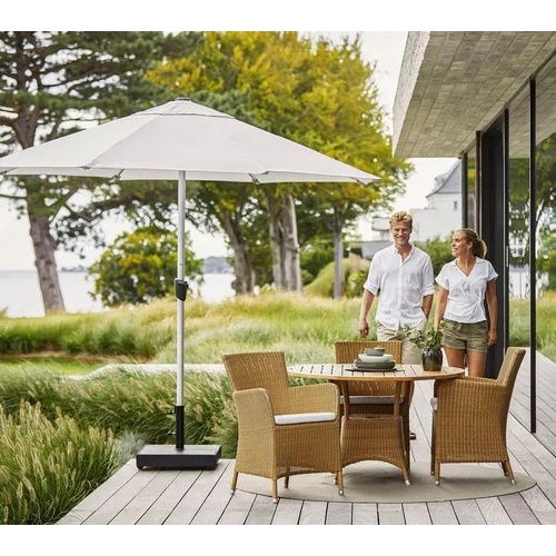 Sunshade parasol w/tilt, dia. 3 m